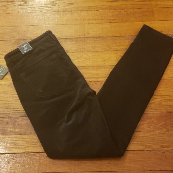 Kut from the Kloth Diana Skinny black corduroy pants - Picture 2 of 6